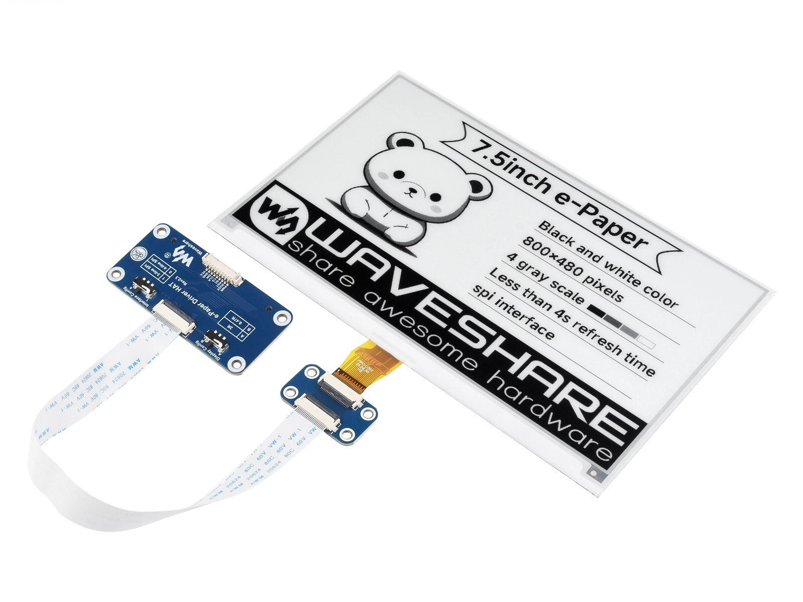 微雪墨水屏简单开发记录